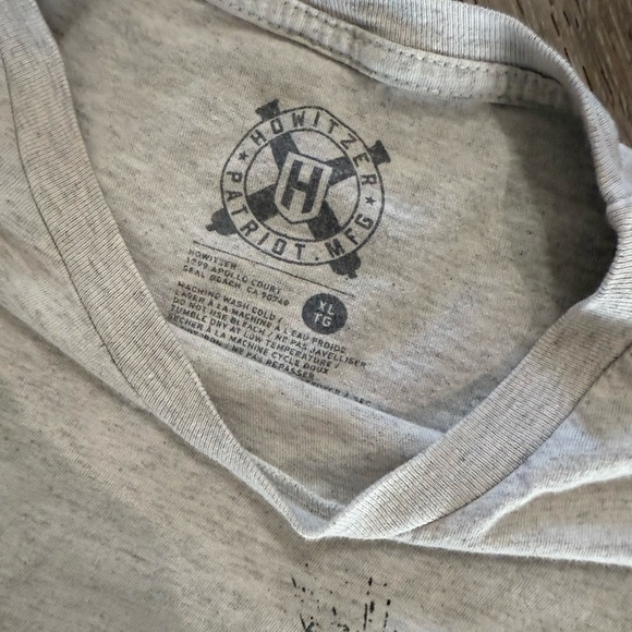 Men's Howitzer Patridt MFG Gray Graphic T-Shirt XL - Picture 2 of 3